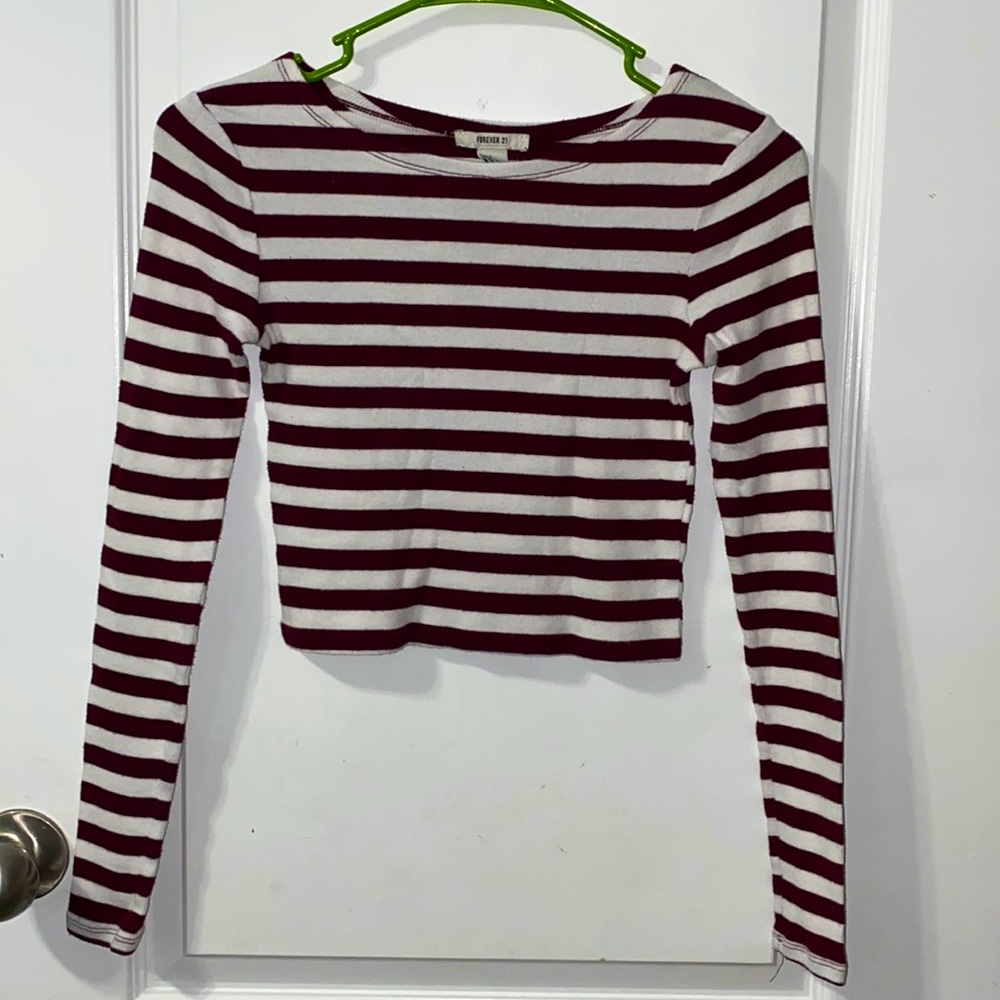 Stripped Crop Top